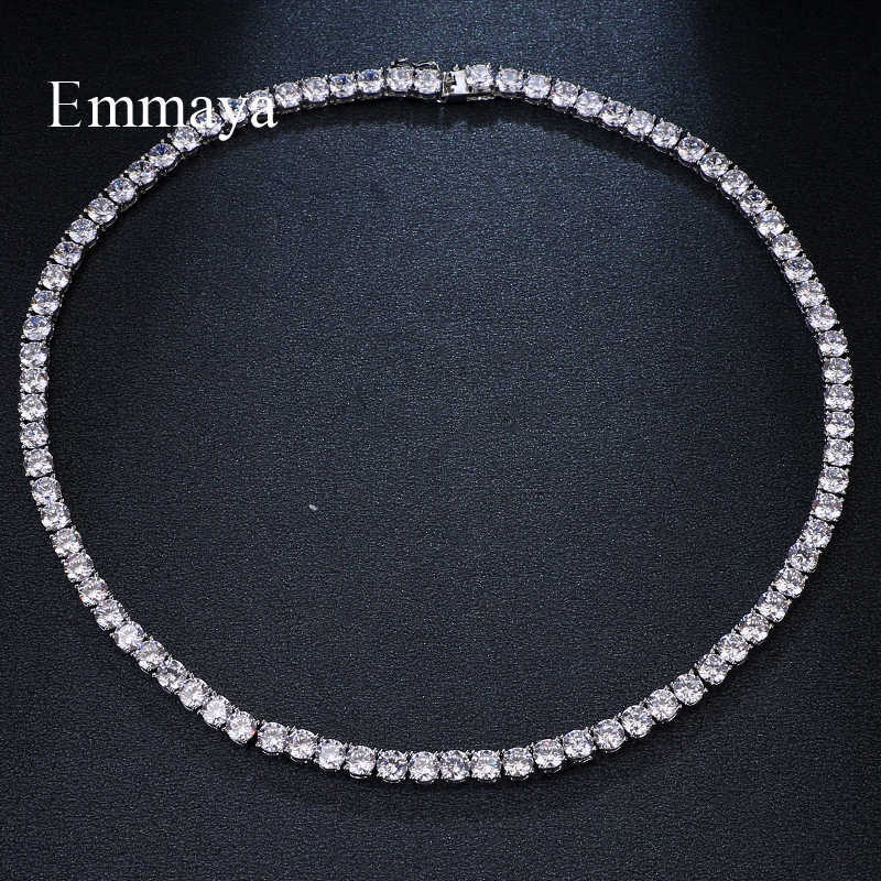 Emmaya Brand Luxury Fashion Inlay Round Cubic Zircon Geometric Jewelry Necklaces Woman Shining Wedding Party Gift
Emmaya Brand Luxury Fashion Inlay Round Cubic Zircon Geometric Jewelry Necklaces Woman Shining Wedding Party Gift