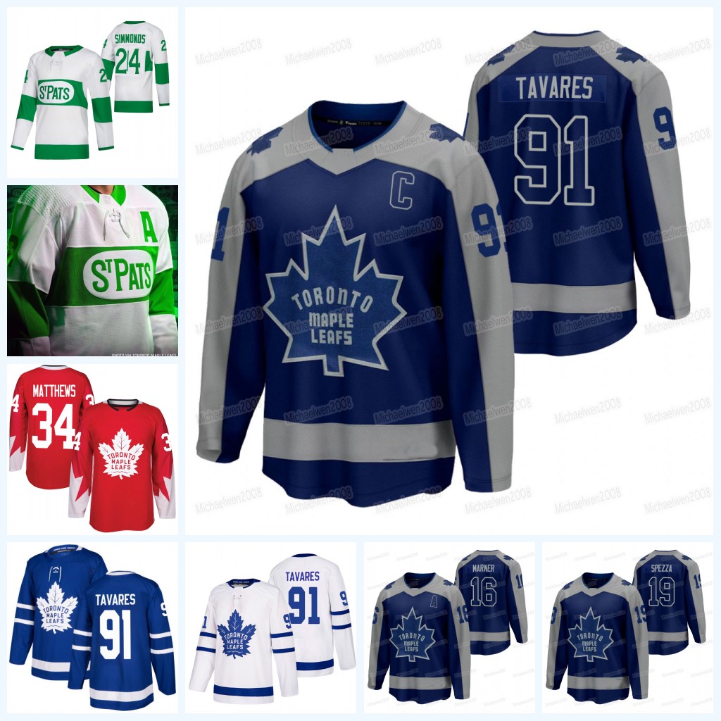 John Tavares Toronto Maple Leafs 2021 Reverse Retro Jersey Wayne Simmonds Auston Matthews Jason Spezza Antti Suomela Mitchell Marner Ben Hutton Alex Biega, Men
John Tavares Toronto Maple Leafs 2021 Reverse Retro Jersey Wayne Simmonds Auston Matthews Jason Spezza Antti Suomela Mitchell Marner Ben Hutton Alex Biega, Men