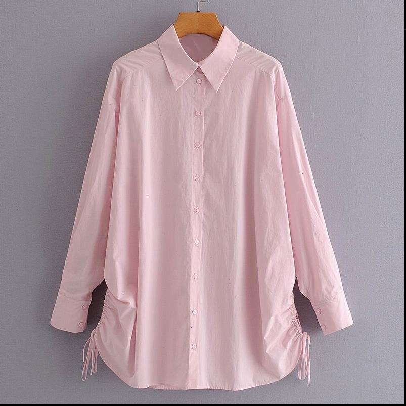 women womens shirts wide long autumn fashion sleeve blusa feminino plus shirt drop, White
women womens shirts wide long autumn fashion sleeve blusa feminino plus shirt drop, White