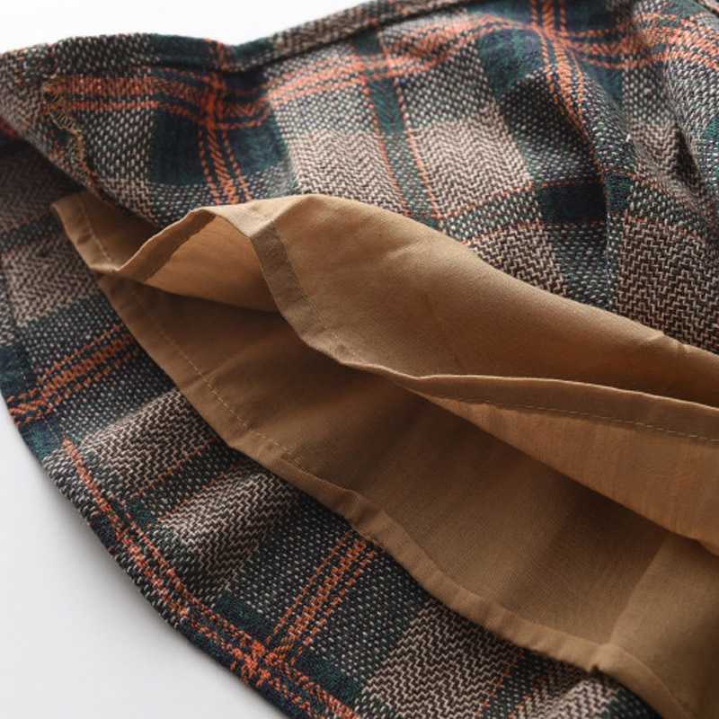 2-piece Baby / Toddler Embroidery Plaid Ruffled Top and Skirt Set for Kids Girl Clothing Sets Dreese 210528