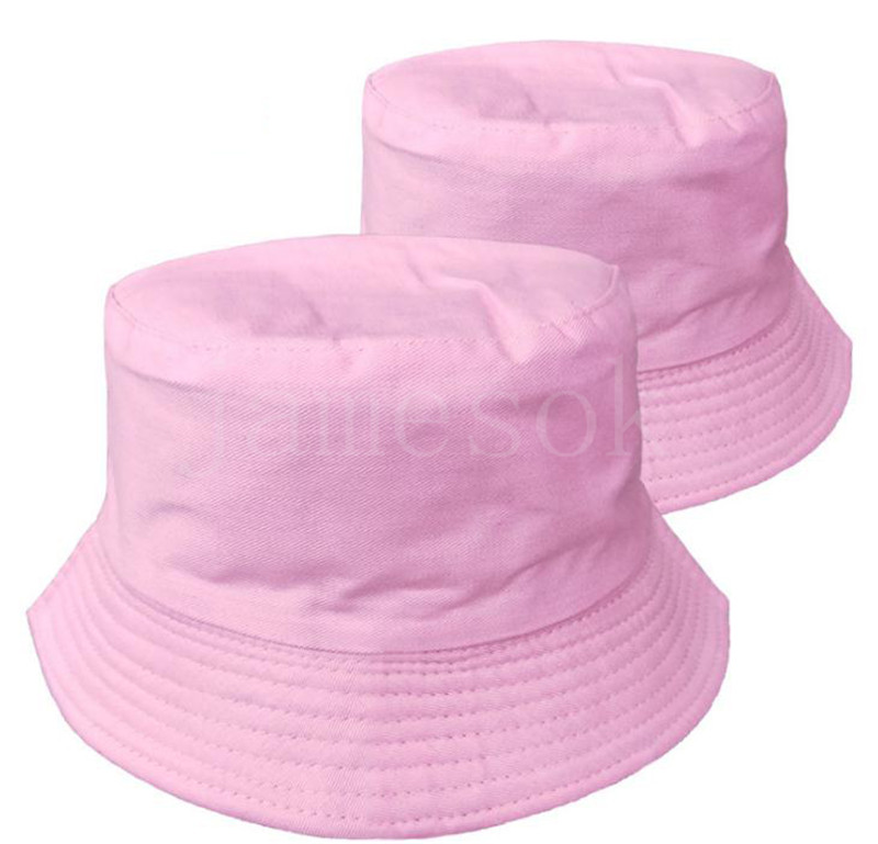 Travel Fisherman Leisure Bucket Hats Solid Color Fashion Men Women Flat Top Wide Brim Summer Cap For Outdoor Sports Visor DB877 BD0042