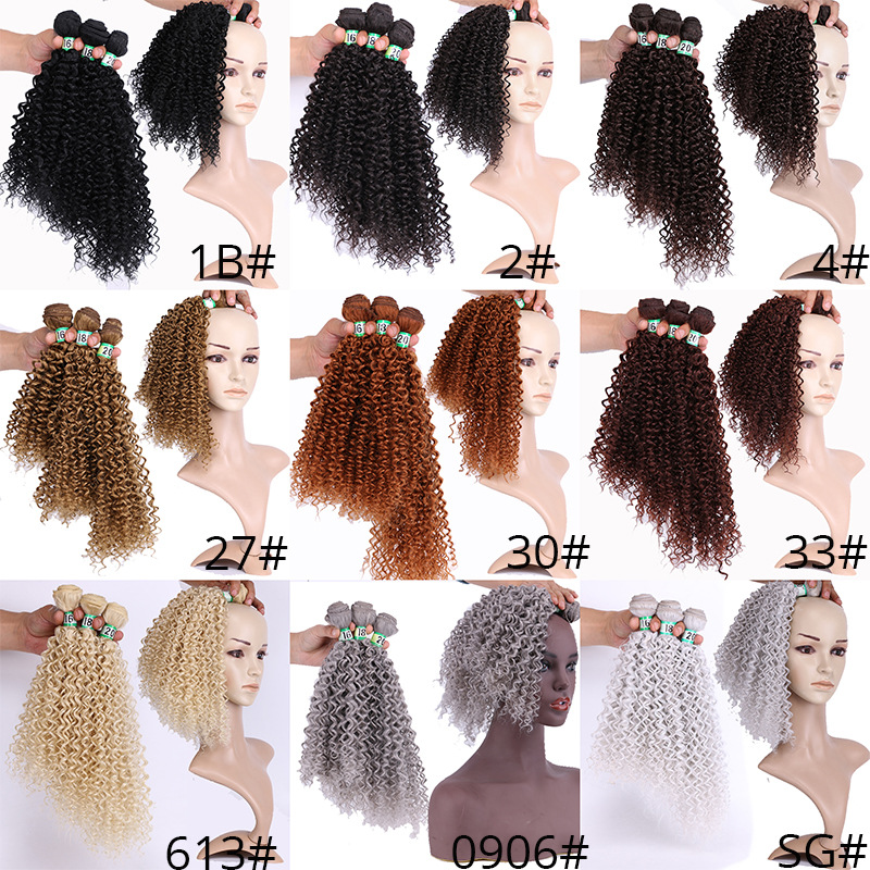 70g 1 pc Synthetic Wigs Kinkycurly Hair Welf Brazilian Virgin Human Hair Bundles Remy Curly clip-on Hair wigs blonde wig, Mix color
70g 1 pc Synthetic Wigs Kinkycurly Hair Welf Brazilian Virgin Human Hair Bundles Remy Curly clip-on Hair wigs blonde wig, Mix color