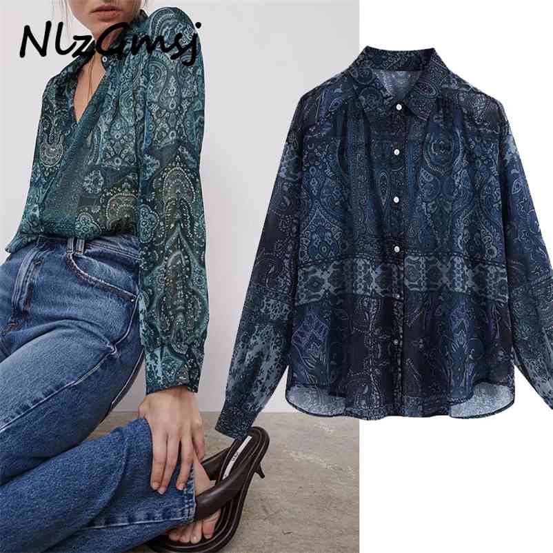 Blouse Women Fashion Turn-down Collar Printing Single-breasted Long Sleeve Temperament Loose Shirt Spring 210628, As picture
Blouse Women Fashion Turn-down Collar Printing Single-breasted Long Sleeve Temperament Loose Shirt Spring 210628, As picture