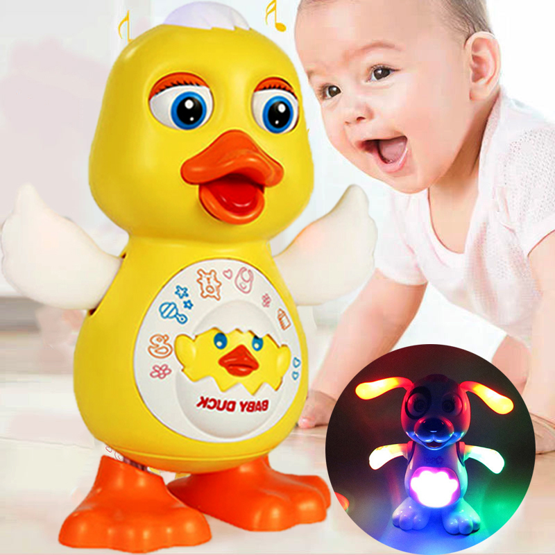 Electronics RobotsChildren Duck Doll Pet Robot Toy Robots for Kids Electronic Electric Toys 1 2 To 4 Year Old Toddlers Boys Girl