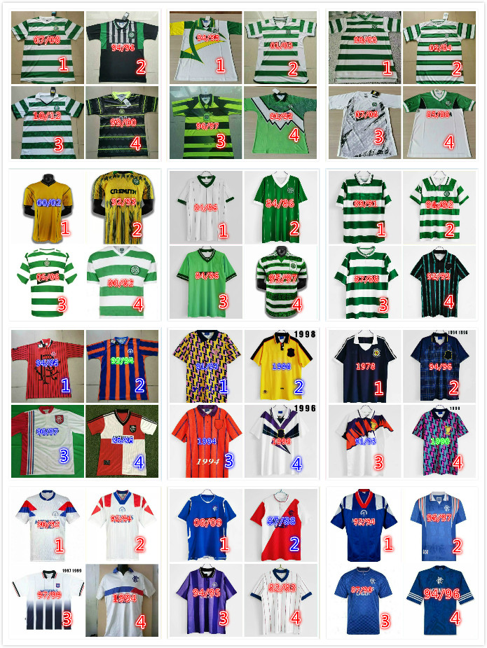 1978 World Cup FINAL Scotland Retro Soccer Jersey Celtic 1986 1991 1993 1998 1988 1989 Glasgow Rangers GASCOIGNE classic Vintage HENDRY LAMB, Black;yellow
1978 World Cup FINAL Scotland Retro Soccer Jersey Celtic 1986 1991 1993 1998 1988 1989 Glasgow Rangers GASCOIGNE classic Vintage HENDRY LAMB, Black;yellow