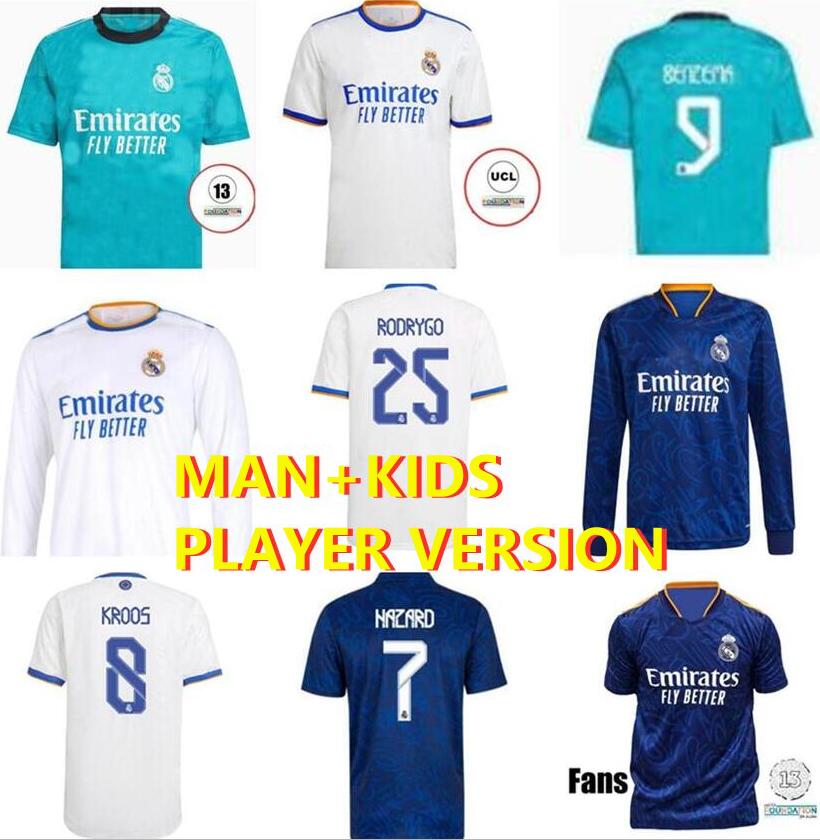 21 22 Real Madrid soccer jersey BENZEMA Camiseta Hombre Primera Equipación Blanca 2021 2022 HAZARD ASENSIO CASEMIRO SERGIO RAMOS Football shirt Kit Size, Lavender
21 22 Real Madrid soccer jersey BENZEMA Camiseta Hombre Primera Equipación Blanca 2021 2022 HAZARD ASENSIO CASEMIRO SERGIO RAMOS Football shirt Kit Size, Lavender