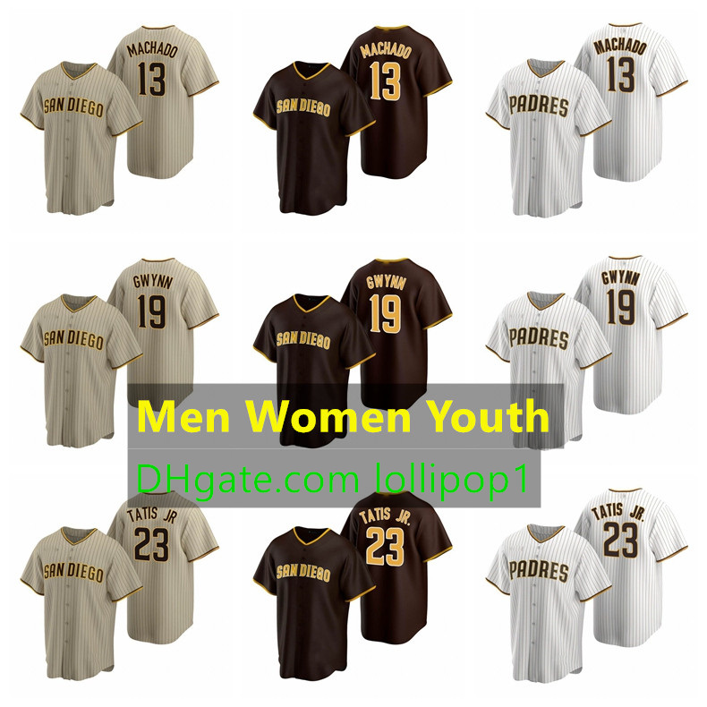 San Diego Padres Baseball Jerseys 23 Fernando Tatis Jr Jersey 13 Manny Machado 19 Tony Gwynn men women youth S-XXXXL, Blue;black
San Diego Padres Baseball Jerseys 23 Fernando Tatis Jr Jersey 13 Manny Machado 19 Tony Gwynn men women youth S-XXXXL, Blue;black