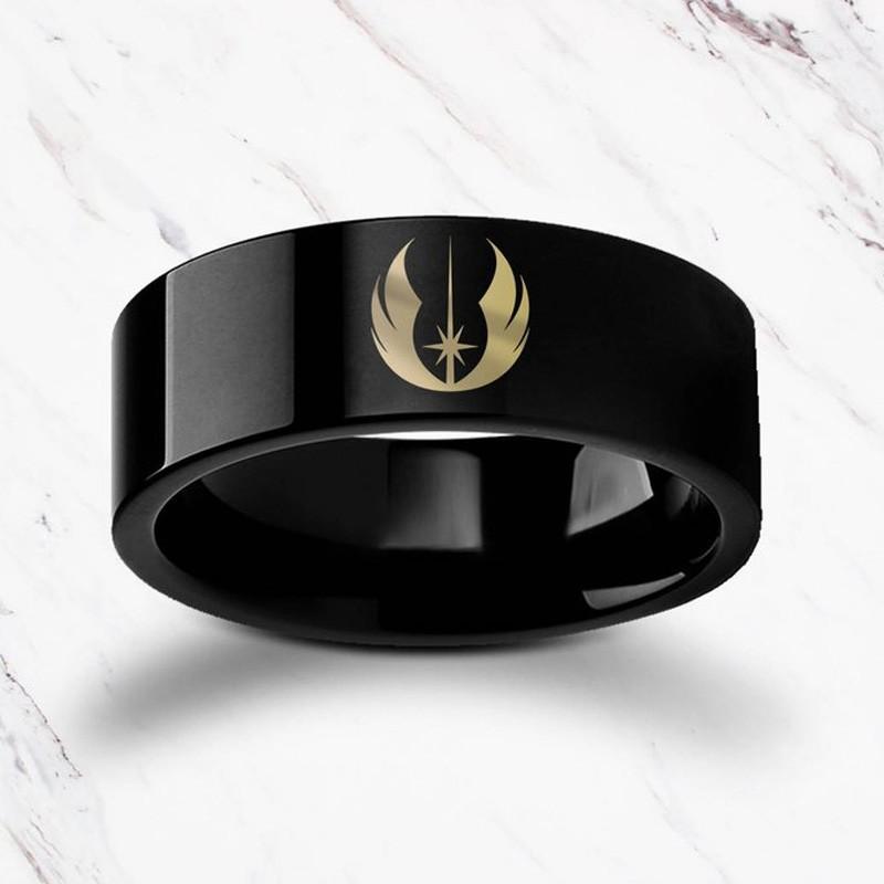 Wedding Rings Engraved Jedi Order Symbol Men Brands Black Square Stainless Steel Size 7 To 12
Wedding Rings Engraved Jedi Order Symbol Men Brands Black Square Stainless Steel Size 7 To 12