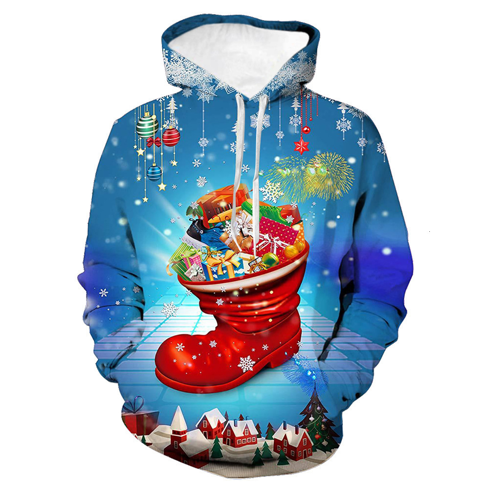 Fleeces Sweater Hoodie Hoody2021 autumn and winter clothing 3D digital printing Pullover Hooded Sweater men' coat, Christmas boots
Fleeces Sweater Hoodie Hoody2021 autumn and winter clothing 3D digital printing Pullover Hooded Sweater men' coat, Christmas boots