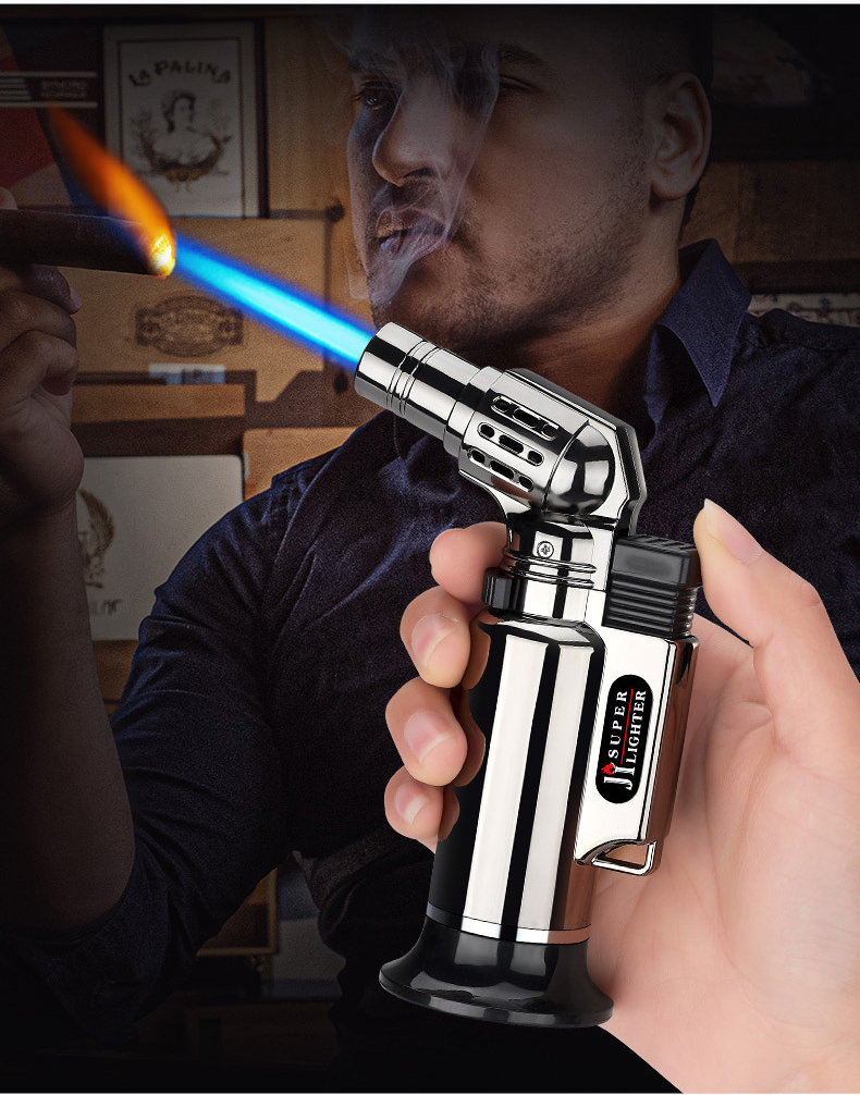 Metal Windproof Turbo Gas Smoking Accessories Kitchen Cooking Jewelry Welding Cigarettes Lighters Gadgets For Men W260202