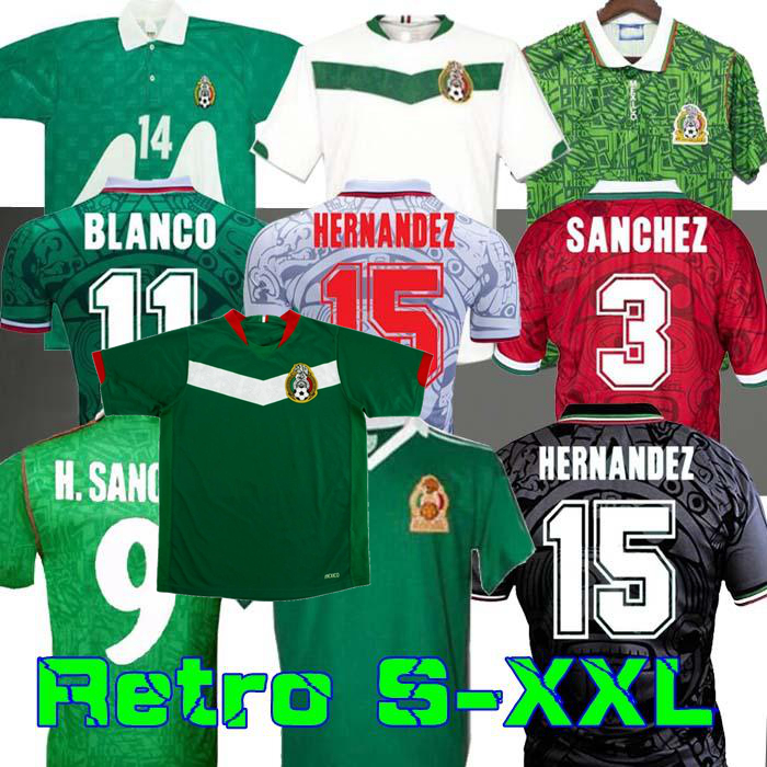 Retro classic Mexico 1986 1994 1995 1996 1998 2006 soccer jerseys BORGETTI HERNANDEZ CAMPOS BLANCO H.SANCHEZ home away football shirt, 1998 away
Retro classic Mexico 1986 1994 1995 1996 1998 2006 soccer jerseys BORGETTI HERNANDEZ CAMPOS BLANCO H.SANCHEZ home away football shirt, 1998 away