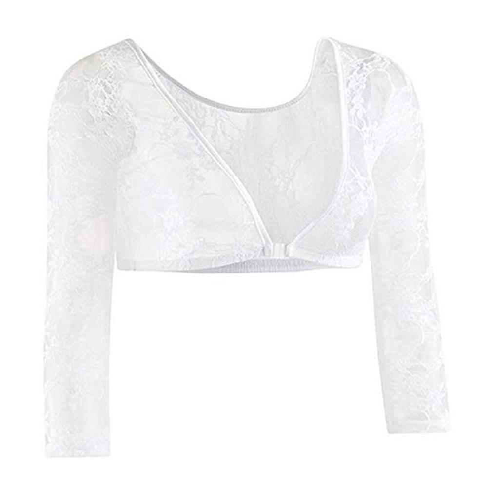 women shirts s clothes summer vintage dress long sleeve floral lace shrug bolero cardigan slim jacket 30, White
women shirts s clothes summer vintage dress long sleeve floral lace shrug bolero cardigan slim jacket 30, White