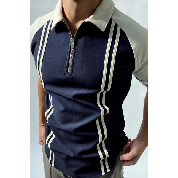 lucky pattern men's zipper polo shirt high quality comfortable breathable fashionable cool daily travel work party, White;black
lucky pattern men's zipper polo shirt high quality comfortable breathable fashionable cool daily travel work party, White;black