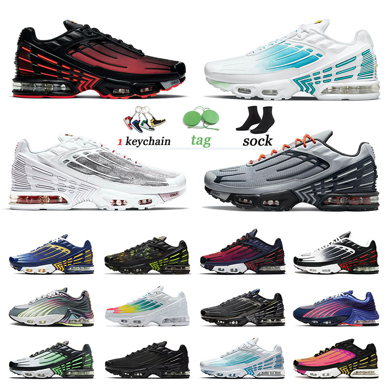 TN 3 Tuned Triple Back White Plus 2 Running Shoes Smoke Grey Athletic Men Women Runners Sports Topography Pack Obsidian Sneakers Aqua Volt Trainers, A21 39-45 black red