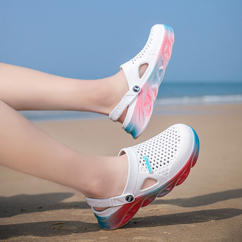 Top Quality Men Womens Trainers Sports Size Cross-border Summer Slippers Thick-soled Beach Shoes Couple Hole Shoe Outdoors Baotou Sandals Code:25LL-7790, 52659
Top Quality Men Womens Trainers Sports Size Cross-border Summer Slippers Thick-soled Beach Shoes Couple Hole Shoe Outdoors Baotou Sandals Code:25LL-7790, 52659
