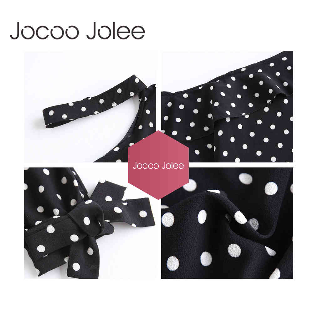 One Shoulder Polka Dot Blouse Shirt Retro Ruffle Lantern Sleeve Chiffon Sexy Bow Women Summer s 210428