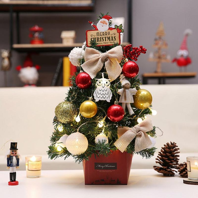Christmas Decorations Tree Set With Lights Desktop Ornaments Interior Decoration 50cm Decorating
Christmas Decorations Tree Set With Lights Desktop Ornaments Interior Decoration 50cm Decorating