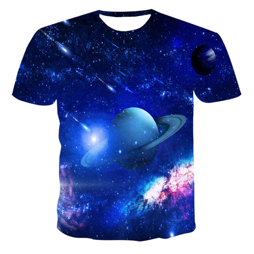 2021 summer new trend colorful star 3d printing casual t-shirt short sve jd3s, White;black
2021 summer new trend colorful star 3d printing casual t-shirt short sve jd3s, White;black