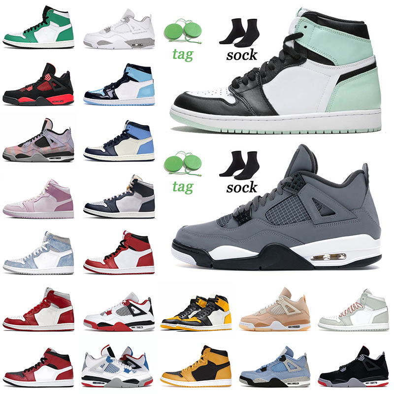 Whosale Men New Fashion 1 4 Basketball Shoes Lightning Pure Money Shimmer Hand Crafted Jumpman 1s 4s Red Thunder Womens Sneakers Sports Trainers, D5 40-47
Whosale Men New Fashion 1 4 Basketball Shoes Lightning Pure Money Shimmer Hand Crafted Jumpman 1s 4s Red Thunder Womens Sneakers Sports Trainers, D5 40-47
