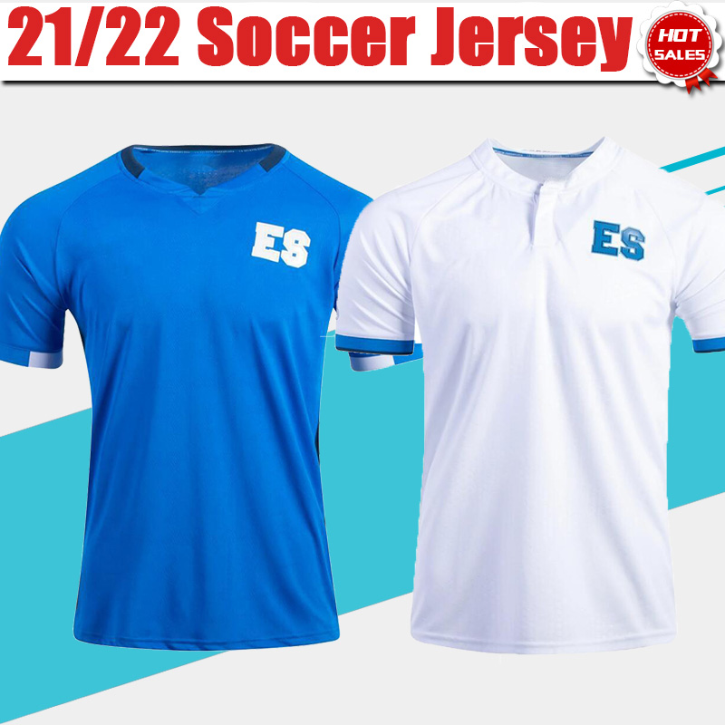 2021 2022 El Salvador Football Jerseys Home Blue Soccer Shirt 21/22 Men Adult Away White National Team Short Sleeve Uniforms
2021 2022 El Salvador Football Jerseys Home Blue Soccer Shirt 21/22 Men Adult Away White National Team Short Sleeve Uniforms