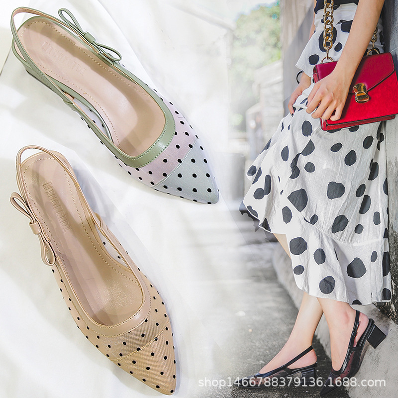 Summer Women Sandals Female Mesh Air Dots Bowtie Sexy Elegant Thick High Heel Pointed Toe Sandals Plus Size 33~43 210520, 63918-1-beige
Summer Women Sandals Female Mesh Air Dots Bowtie Sexy Elegant Thick High Heel Pointed Toe Sandals Plus Size 33~43 210520, 63918-1-beige