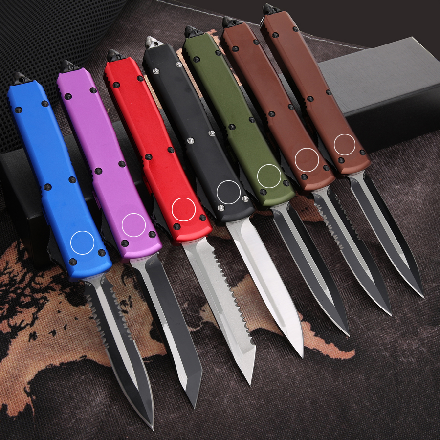 Wholesale CNC automatic knife VG10 STEEL blade T6061 handle A163 UTX70 UTX85 UT121 BM3300 BM3500 A07 A16 camping Benchmade folding EDC tool
Wholesale CNC automatic knife VG10 STEEL blade T6061 handle A163 UTX70 UTX85 UT121 BM3300 BM3500 A07 A16 camping Benchmade folding EDC tool
