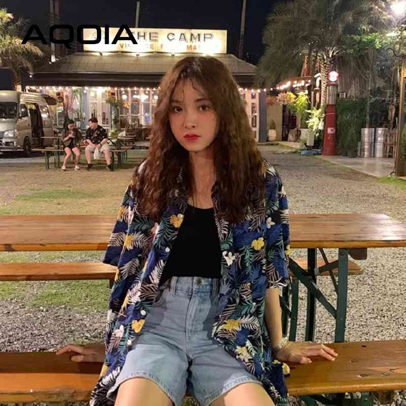 Beach Floral print Women Blouse Loose Short Sleeve Oversize Ladies Shirt Summer Female Blouses Fashion Button Up Shirts 210521, Sku
Beach Floral print Women Blouse Loose Short Sleeve Oversize Ladies Shirt Summer Female Blouses Fashion Button Up Shirts 210521, Sku