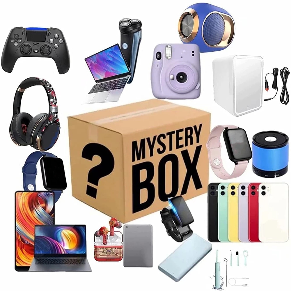 Party favor Digital Electronic Lucky Mystery Boxes There is A Chance to Open: Mobile Phone, Cameras, Drones, Gamepads, Earphone More Gift 091501
Party favor Digital Electronic Lucky Mystery Boxes There is A Chance to Open: Mobile Phone, Cameras, Drones, Gamepads, Earphone More Gift 091501