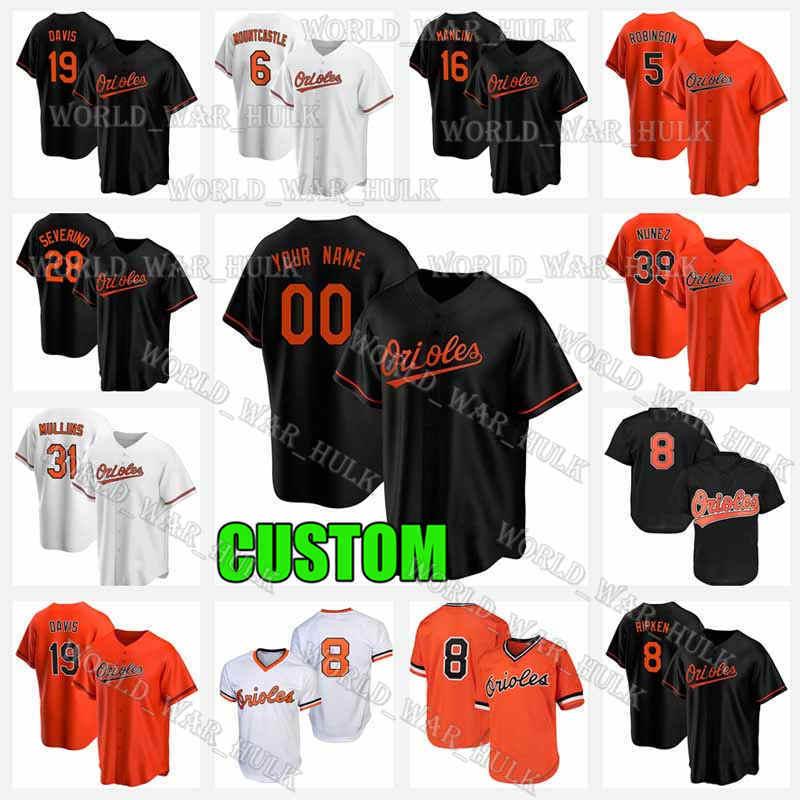 Baltimore Orioles Jerseys 6 Ryan Mountcastle 8 Cal Ripken Jr Jersey 16 Trey Mancini Custom 19 Chris Davis 28 Pedro Severino 2021, Blue;black
Baltimore Orioles Jerseys 6 Ryan Mountcastle 8 Cal Ripken Jr Jersey 16 Trey Mancini Custom 19 Chris Davis 28 Pedro Severino 2021, Blue;black