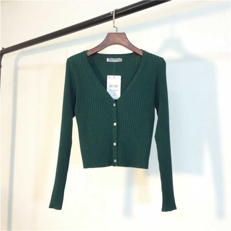 Autumn ly Patchwork Women Cardigans Fashion Slim Ladies Knitted Sweater Long Sleeve Buttons Sweater Pull Femme 10266 210528wtt