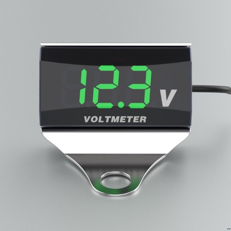 8V-150V Led Digital Display Voltmeter Car Motor Voltage Gauge Panel Meter Met Beugel