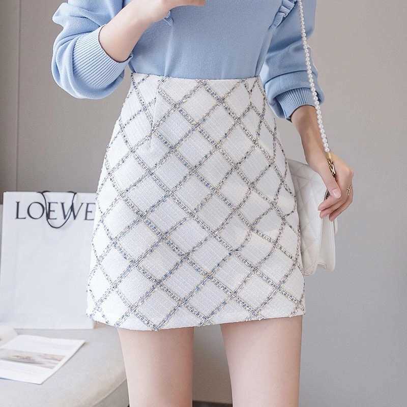 WERUERUYU Winter Women's Rhombus Skirt A-Line High Waist Skirt Office Lady 210608, Photo color
WERUERUYU Winter Women's Rhombus Skirt A-Line High Waist Skirt Office Lady 210608, Photo color