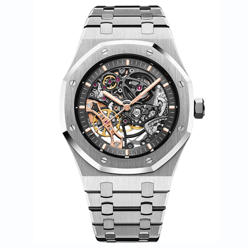 orologio Mens automatic mechanical hollow watches classic style 42mm full stainless steel 5 ATM waterproof sapphire super luminous U1 luxury men watch, Slivery;brown
orologio Mens automatic mechanical hollow watches classic style 42mm full stainless steel 5 ATM waterproof sapphire super luminous U1 luxury men watch, Slivery;brown