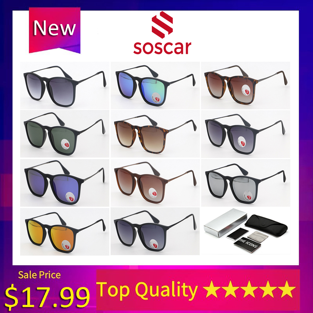 Unisex Chris Sunglasses for Women Soscar Brand Designer UV400 Polarized Sunglass Top Quality Square Frame 4187 Gafas de sol 54mm with Original Box Accessories 
Unisex Chris Sunglasses for Women Soscar Brand Designer UV400 Polarized Sunglass Top Quality Square Frame 4187 Gafas de sol 54mm with Original Box Accessories