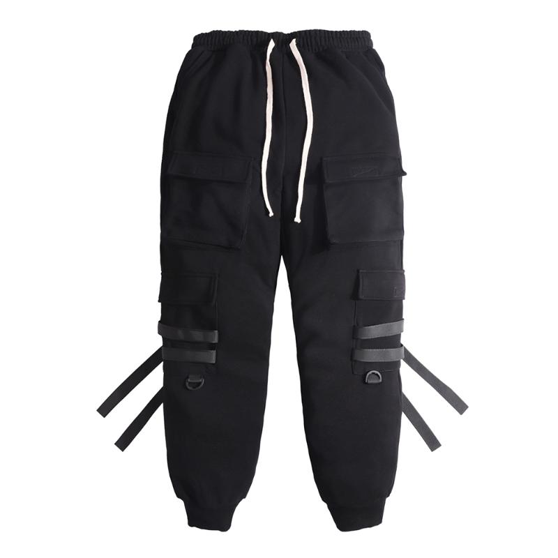 Men's Pants Designer Zipper Pockets Drawstrings Elastic Waist Sweatpants For Men Hip Hop Black Aesthetic Cargo Techwear 2022
Men's Pants Designer Zipper Pockets Drawstrings Elastic Waist Sweatpants For Men Hip Hop Black Aesthetic Cargo Techwear 2022