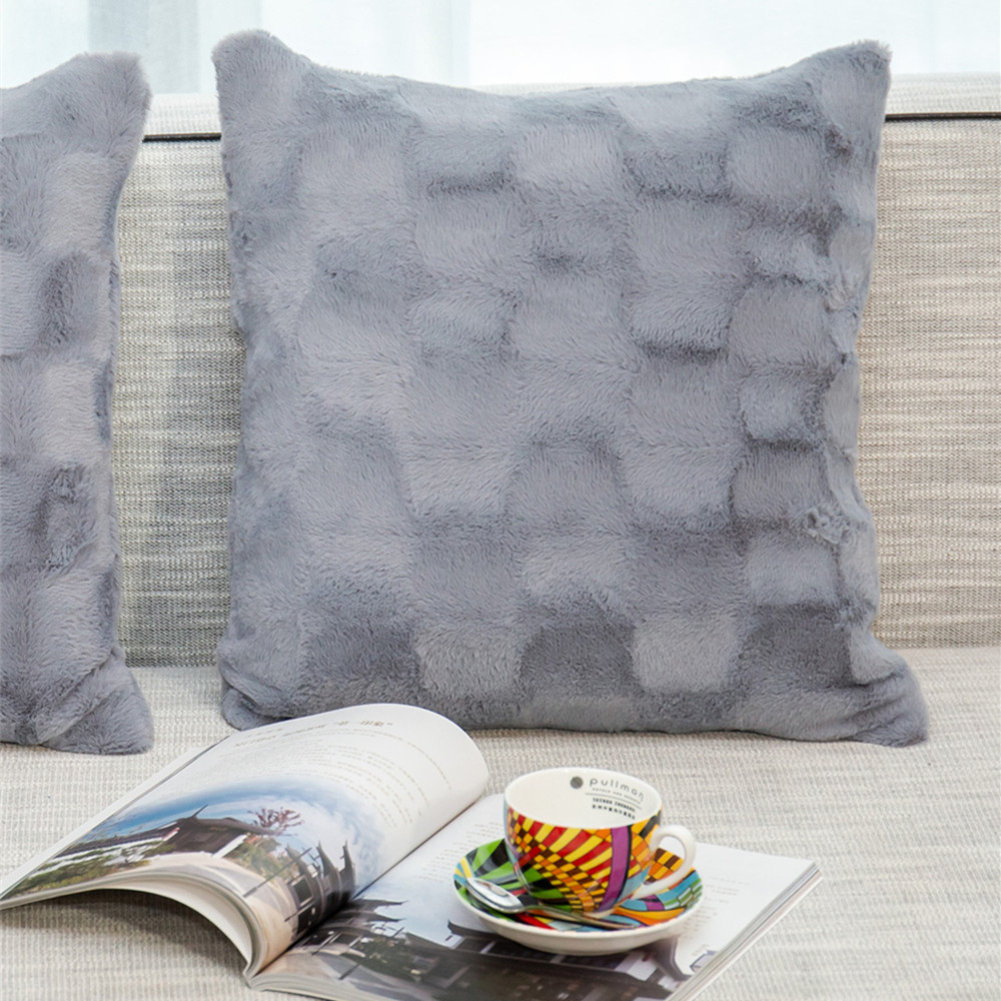 Luxury Ultra 18 x 18 Inches Square Pillow Case Throw Soft Faux Rabbit Fur Pillowcases Decorative Cushion Covers for Sofa Couch Bed HK0013
Luxury Ultra 18 x 18 Inches Square Pillow Case Throw Soft Faux Rabbit Fur Pillowcases Decorative Cushion Covers for Sofa Couch Bed HK0013