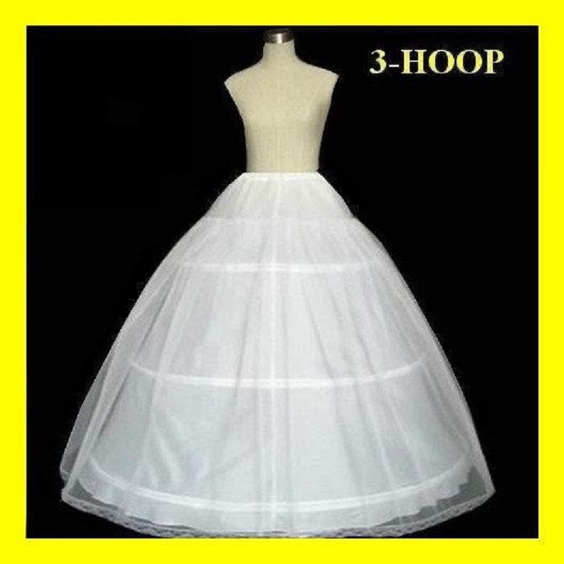 petticoat 3 hoops for bridal ball gowns aline wedding dresses petticoats bridal accessories, White
petticoat 3 hoops for bridal ball gowns aline wedding dresses petticoats bridal accessories, White