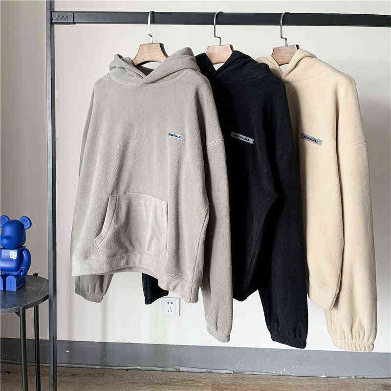EssENTIALS Hoodie Sweatshirts Men Women Korean Fashion Style Casual Pullover off Tracksuit Sweat Tops White Polar Fleece Warm H1103, Beige
EssENTIALS Hoodie Sweatshirts Men Women Korean Fashion Style Casual Pullover off Tracksuit Sweat Tops White Polar Fleece Warm H1103, Beige