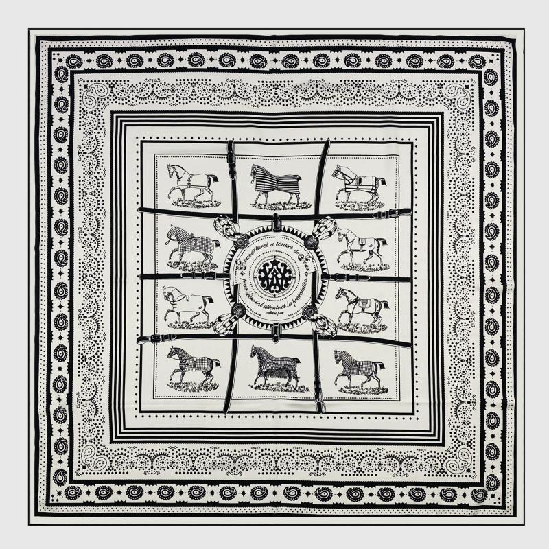 Scarves 90cm Hand Rolled Hem Paisley Horse Twill Silk Square Scarf Women Shawl Brand Hijab Foulard Head Design Bandana
Scarves 90cm Hand Rolled Hem Paisley Horse Twill Silk Square Scarf Women Shawl Brand Hijab Foulard Head Design Bandana