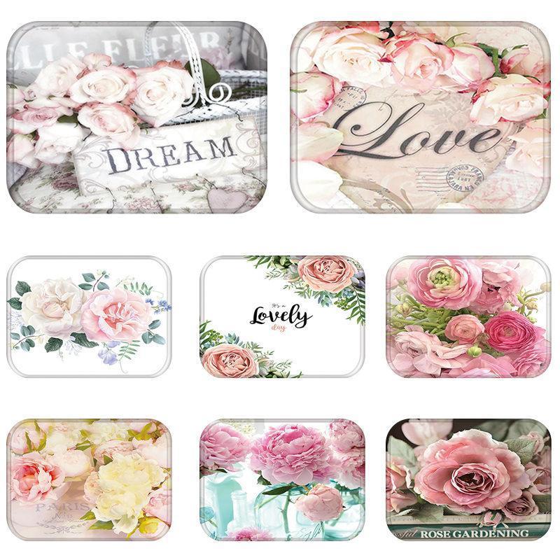 Cushion/Decorative Pillow Rose Flower Kitchen Entrance Door Mat Coral Velvet Carpet Rubber Colorful Indoor Floor Mats Non-Anti-Slip Rug
Cushion/Decorative Pillow Rose Flower Kitchen Entrance Door Mat Coral Velvet Carpet Rubber Colorful Indoor Floor Mats Non-Anti-Slip Rug