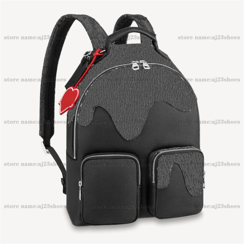 Backpack Multipocket M45973 Black Denim Taurillon leather Monograms Pattern Practical Bag Heart-Shaped Tag Mens Luxurys designers Bags, 01
Backpack Multipocket M45973 Black Denim Taurillon leather Monograms Pattern Practical Bag Heart-Shaped Tag Mens Luxurys designers Bags, 01