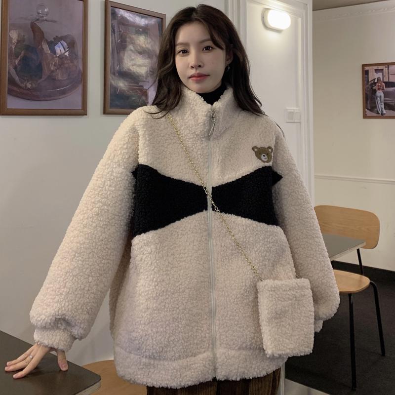 Women's Jackets Vintage Thick Women Coats Korean Chic Hip Hop Stand Collar Female Japanese Preppy Style Kawaii Oversize Bomer, Black;brown
Women's Jackets Vintage Thick Women Coats Korean Chic Hip Hop Stand Collar Female Japanese Preppy Style Kawaii Oversize Bomer, Black;brown