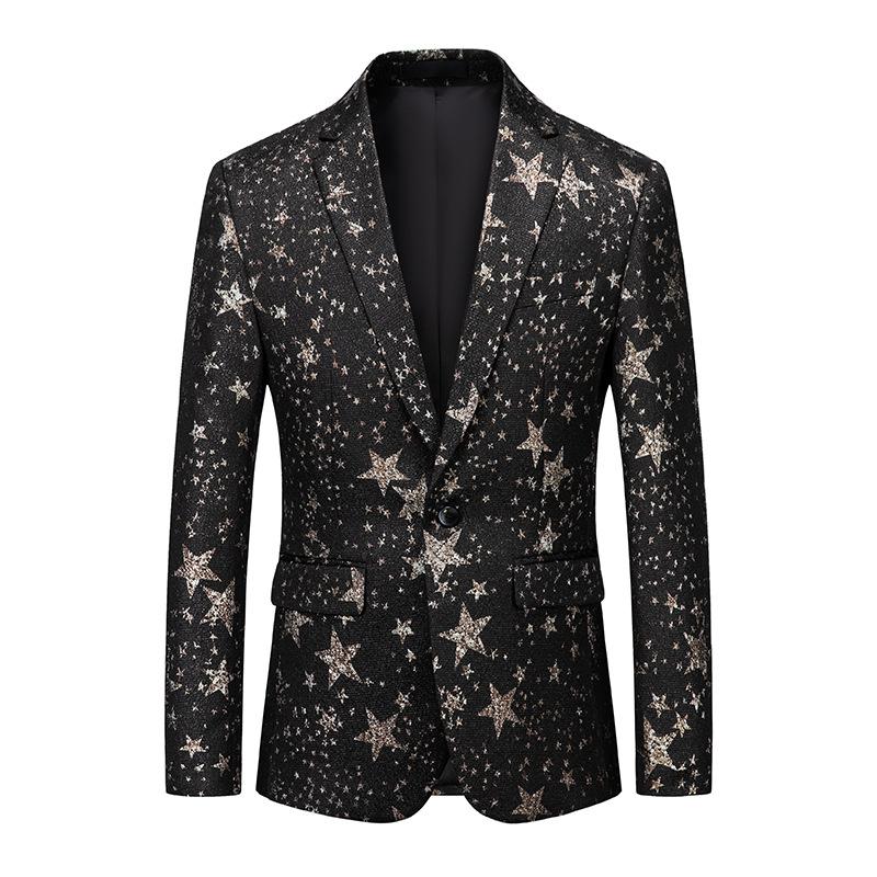 Men's Suits & Blazers 2021 Single Western Jacket Korean Style Trendy Five-pointed Star Print Slim Suit Mens Vagueleblazers, Mixed
Men's Suits & Blazers 2021 Single Western Jacket Korean Style Trendy Five-pointed Star Print Slim Suit Mens Vagueleblazers, Mixed