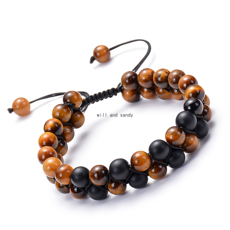 Tiger Eye Lava Rock Double Row Bracelet Natural Stone Woven Adjustable Double layer Bracelets bangle cuff women men fashion jewelry will and sandy
Tiger Eye Lava Rock Double Row Bracelet Natural Stone Woven Adjustable Double layer Bracelets bangle cuff women men fashion jewelry will and sandy
