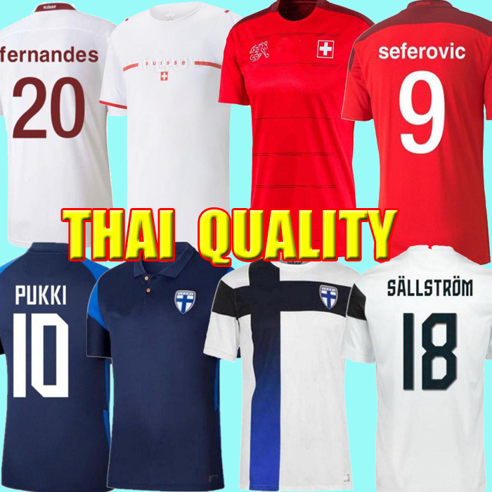 2021 Switzerland Soccer Jerseys PUKKI SKRABB RAITALA JENSEN LOD Football Shirt Finland SEFEROVIC XHAHA ELVEDI AKANJI RODRIGUEZ ZAKARIA EMBOL, Black;yellow
2021 Switzerland Soccer Jerseys PUKKI SKRABB RAITALA JENSEN LOD Football Shirt Finland SEFEROVIC XHAHA ELVEDI AKANJI RODRIGUEZ ZAKARIA EMBOL, Black;yellow