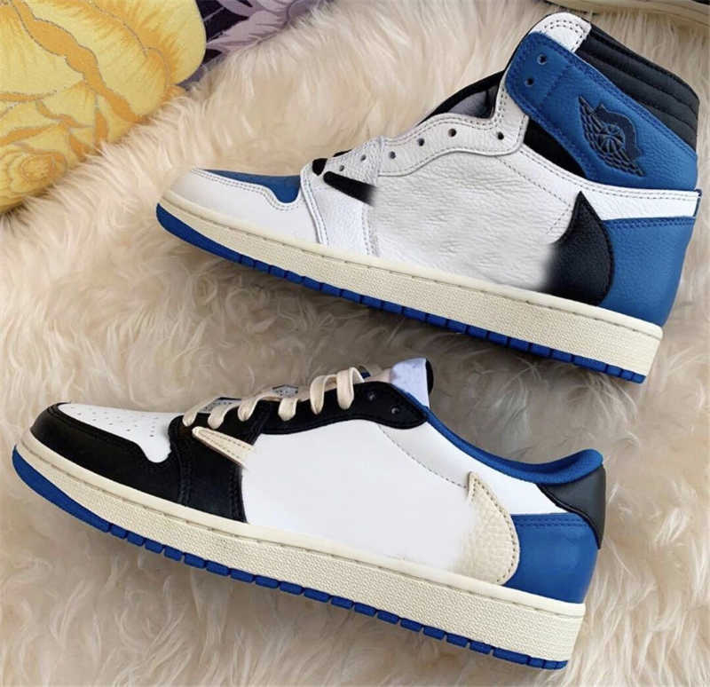 Authentic Fragment x Travis Scott design 1 High OG TS SP Men Low Shoes Military Blue 1S Sail Black Shy Pink Woman Outdoor Sneakers With Box, 13
Authentic Fragment x Travis Scott design 1 High OG TS SP Men Low Shoes Military Blue 1S Sail Black Shy Pink Woman Outdoor Sneakers With Box, 13