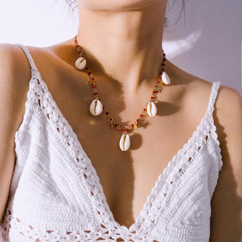 Pendant Necklaces Fashion Star Statement Necklace Matching Deep-V Dress Summer/Autumn Shell Holiday Casual Jewelry Women
Pendant Necklaces Fashion Star Statement Necklace Matching Deep-V Dress Summer/Autumn Shell Holiday Casual Jewelry Women