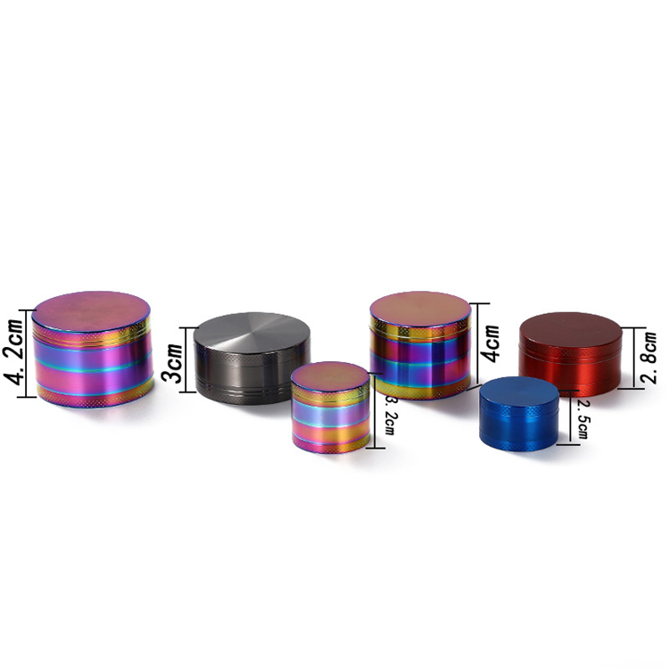 Smoking Accessories Tobacco Crushers 3/4 Layers 40mm/50mm/63mm 7 Colors Grinders Metal Zinc Alloy Grinder by sea ZC301
Smoking Accessories Tobacco Crushers 3/4 Layers 40mm/50mm/63mm 7 Colors Grinders Metal Zinc Alloy Grinder by sea ZC301