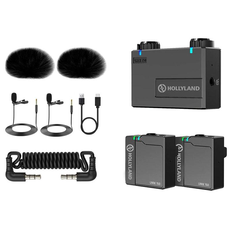 Microphones Hollyland LARK 150 Microphone For Android Smartphone LARK150 Wireless Lavalier Mic 2.4Ghz 3350mAh Charging Box Camera
Microphones Hollyland LARK 150 Microphone For Android Smartphone LARK150 Wireless Lavalier Mic 2.4Ghz 3350mAh Charging Box Camera