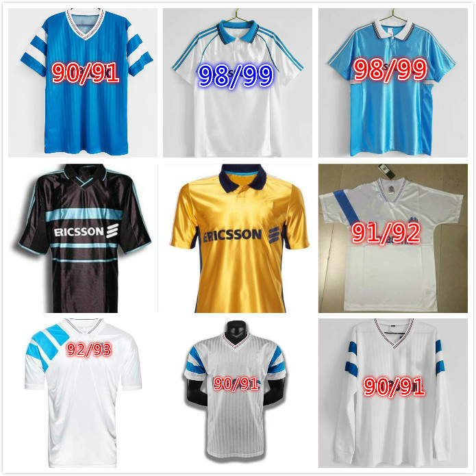 Olympique de Marseille retro soccer jerseys 1990 1991 1992 1993 1998 extra Payet Boli 11/12 vintage football shirt maillot foot
Olympique de Marseille retro soccer jerseys 1990 1991 1992 1993 1998 extra Payet Boli 11/12 vintage football shirt maillot foot